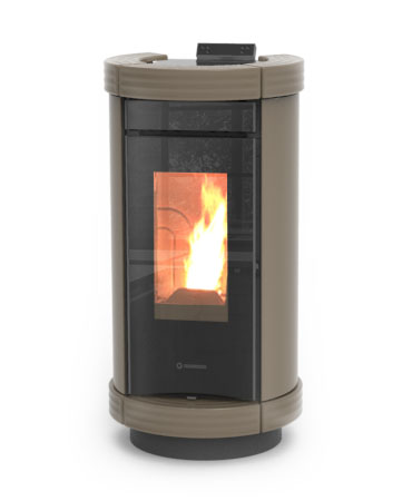 Пеллетный камин THERMOROSSI IONICA IDRA METALCOLOR 28_1 Пеллетный камин THERMOROSSI IONICA IDRA METALCOLOR 28_1