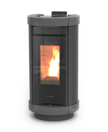 Пеллетный камин THERMOROSSI IONICA IDRA METALCOLOR 28_4 Пеллетный камин THERMOROSSI IONICA IDRA METALCOLOR 28_4