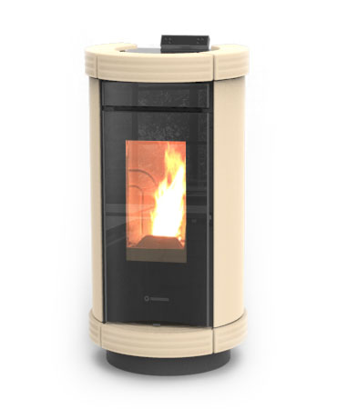 Пеллетный камин THERMOROSSI IONICA IDRA METALCOLOR 28_0 Пеллетный камин THERMOROSSI IONICA IDRA METALCOLOR 28_0