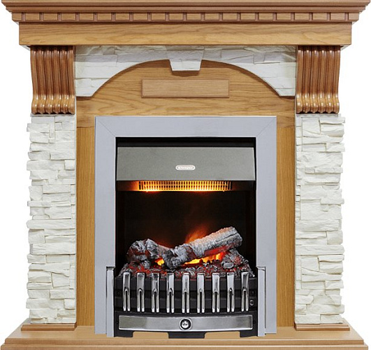 Dimplex Dublin очаг Danville Chrome FB2 дуб/сланец_3 Dimplex Dublin очаг Danville Chrome FB2 дуб/сланец_3