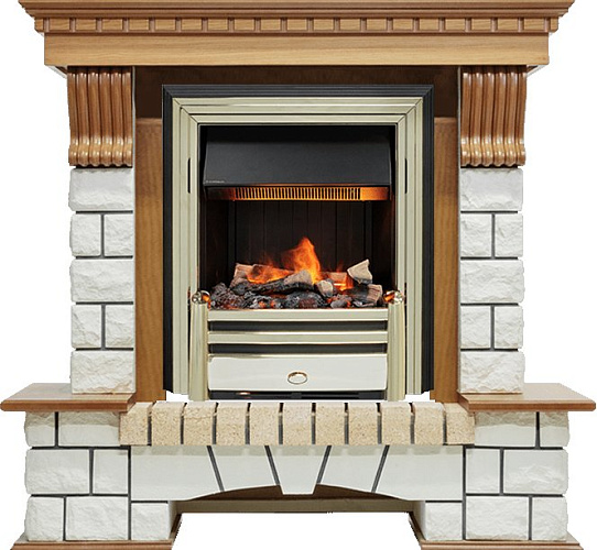 Dimplex Pierre Luxe очаг Cavendish дуб/белый_0 Dimplex Pierre Luxe очаг Cavendish дуб/белый_0