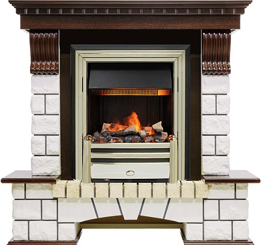 Dimplex Pierre Luxe очаг Cavendish дуб/белый_2 Dimplex Pierre Luxe очаг Cavendish дуб/белый_2