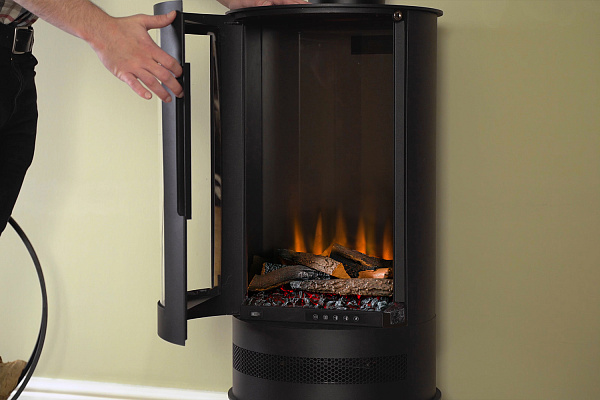 Трехсторонний электрокамин с обогревом BRITISH FIRES Ashurst Barrel Stove_2 Трехсторонний электрокамин с обогревом BRITISH FIRES Ashurst Barrel Stove_2