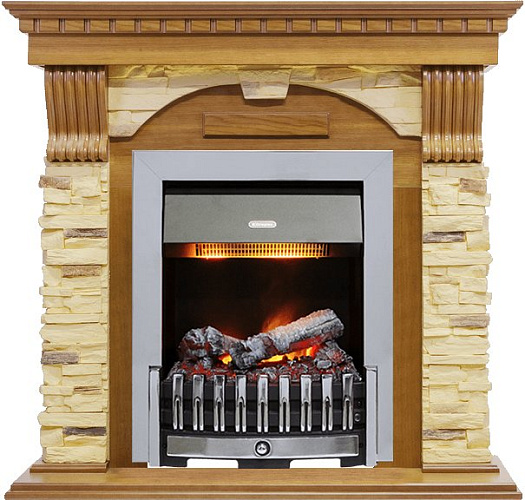 Dimplex Dublin очаг Danville Chrome FB2 дуб/сланец_0 Dimplex Dublin очаг Danville Chrome FB2 дуб/сланец_0
