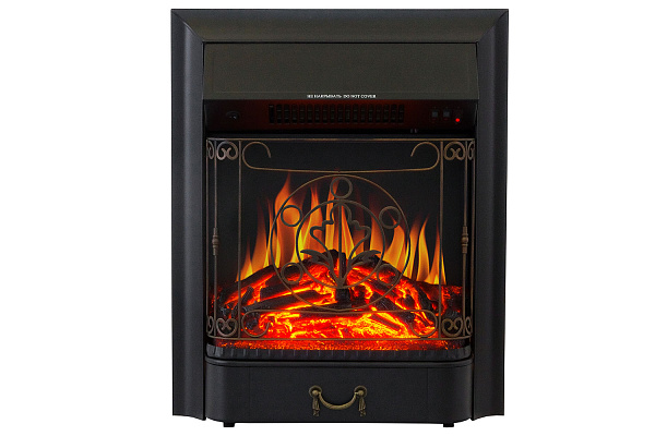Royal Flame Venice с очагом Majestic FX Black фактурный белый_2 Royal Flame Venice с очагом Majestic FX Black фактурный белый_2